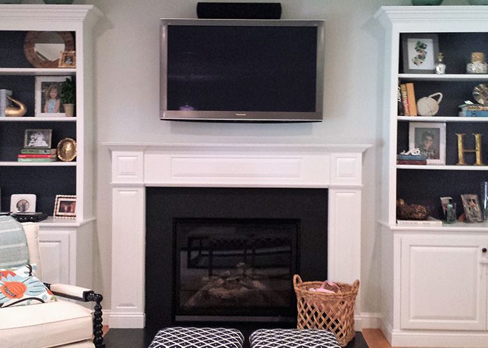 Family room with built ins lg